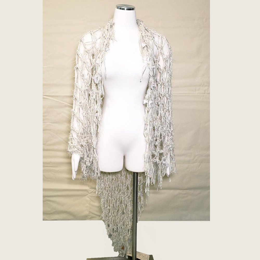 Susan Riedweg Designs Handmade Shawl (Spanish and Italian Yarns) NWT